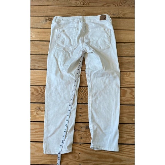 AMERICAN EAGLE Jegging Crop Stretch Jeans Size 8 - Picture 7 of 9